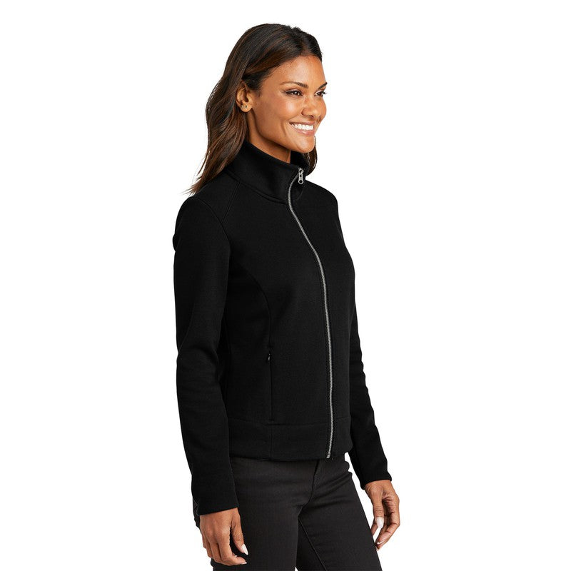 NEW CAPELLA Port Authority® Ladies Network Fleece Jacket - Deep Black