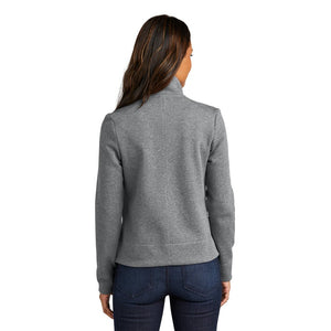 NEW CAPELLA Port Authority® Ladies Network Fleece Jacket - Grey Heather