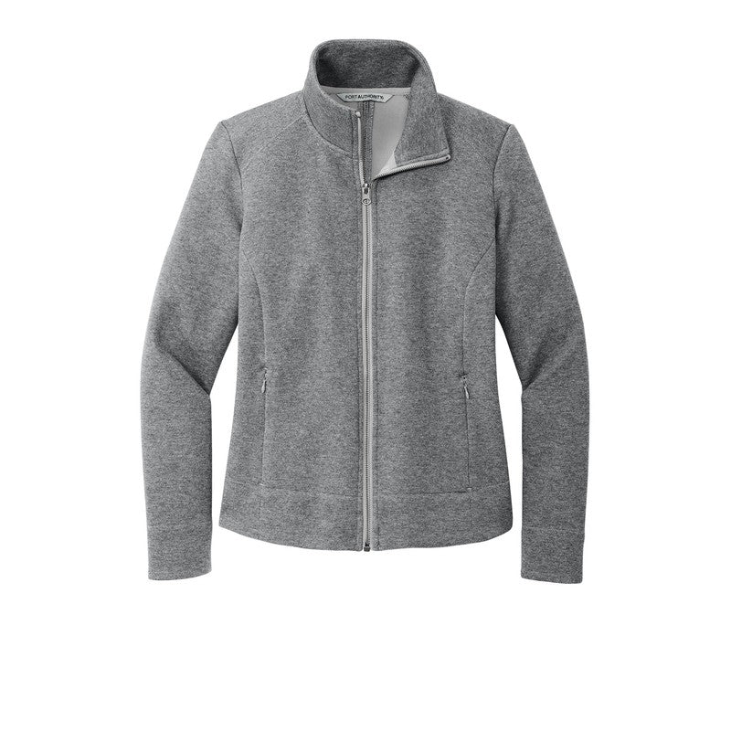 CAPELLA Port Authority® Ladies Network Fleece Jacket - Grey Heather