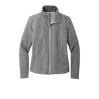 CAPELLA Port Authority® Ladies Network Fleece Jacket - Grey Heather