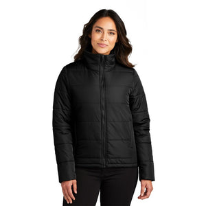 NEW CAPELLA Port Authority® Ladies Puffer Jacket - Black