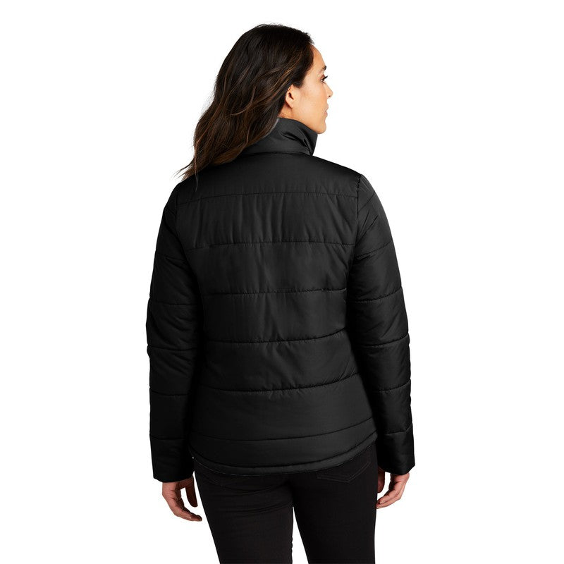 NEW CAPELLA Port Authority® Ladies Puffer Jacket - Black