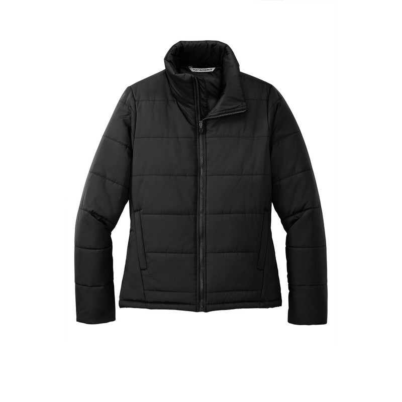 NEW CAPELLA Port Authority® Ladies Puffer Jacket - Black