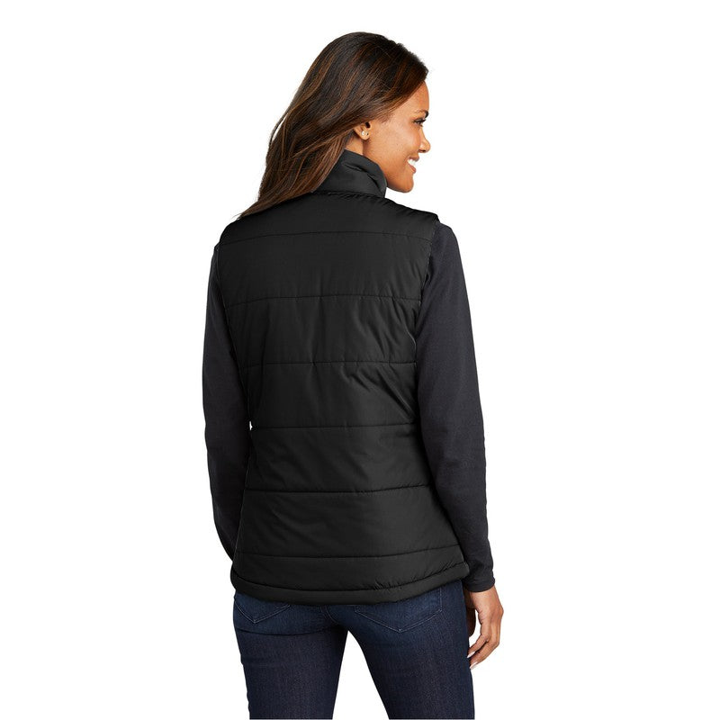 NEW CAPELLA Port Authority® Ladies Puffer Vest - Black