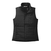 Load image into Gallery viewer, NEW CAPELLA Port Authority® Ladies Puffer Vest - Black