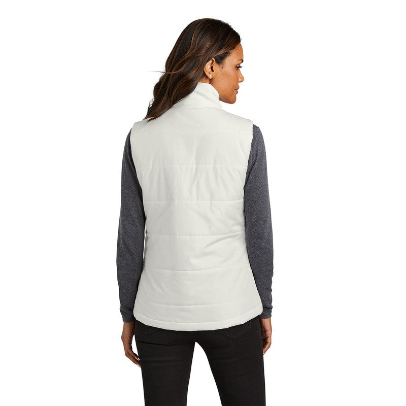 CAPELLA Port Authority® Ladies Puffer Vest - Marshmallow