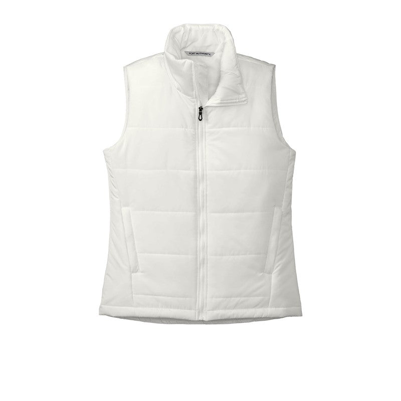 NEW CAPELLA Port Authority® Ladies Puffer Vest - Marshmallow