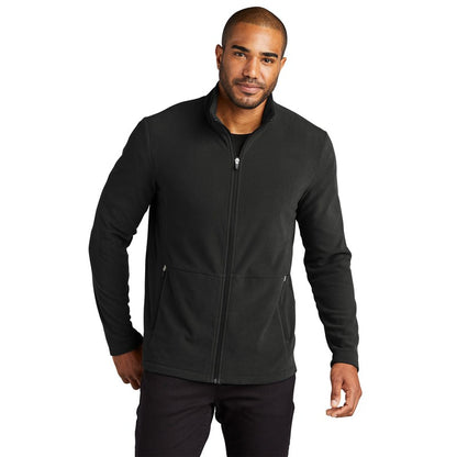 NEW CAPELLA Port Authority® Accord Microfleece Jacket - Black