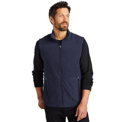 NEW CAPELLA Port Authority® Accord Microfleece Vest - Navy