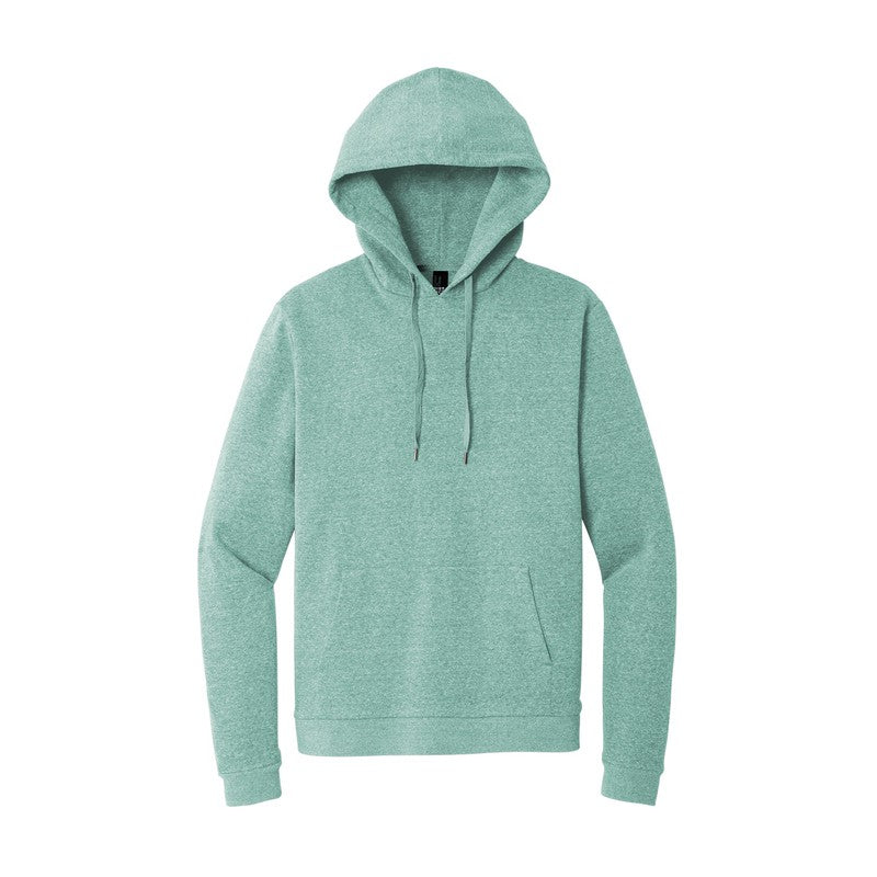 CAPELLA District® Perfect Tri® Fleece Pullover Hoodie - Heathered Eucalyptus Blue