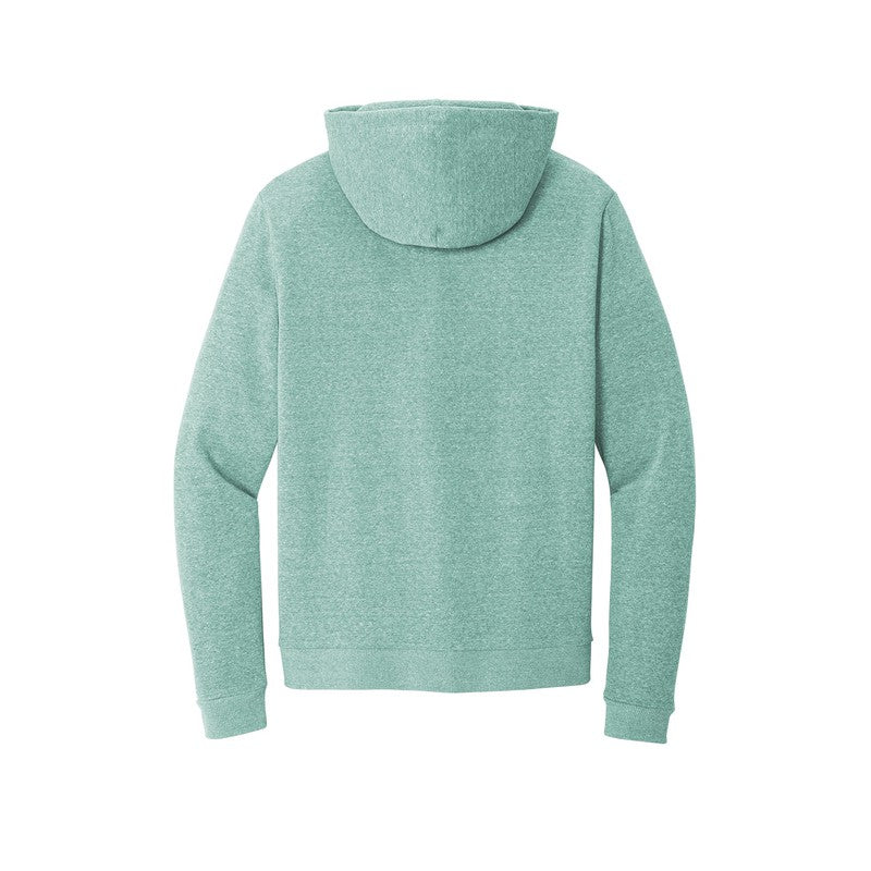CAPELLA District® Perfect Tri® Fleece Pullover Hoodie - Heathered Eucalyptus Blue