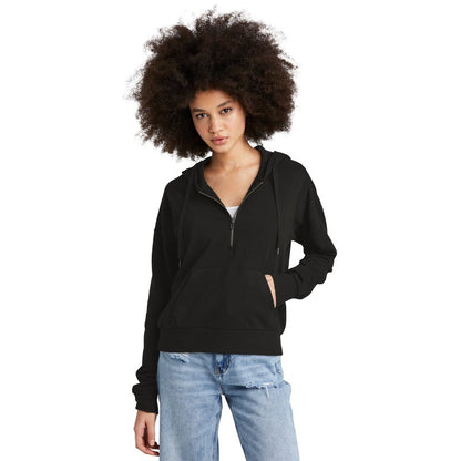 NEW CAPELLA District® Women’s Perfect Tri® Fleece 1/2-Zip Pullover - Black