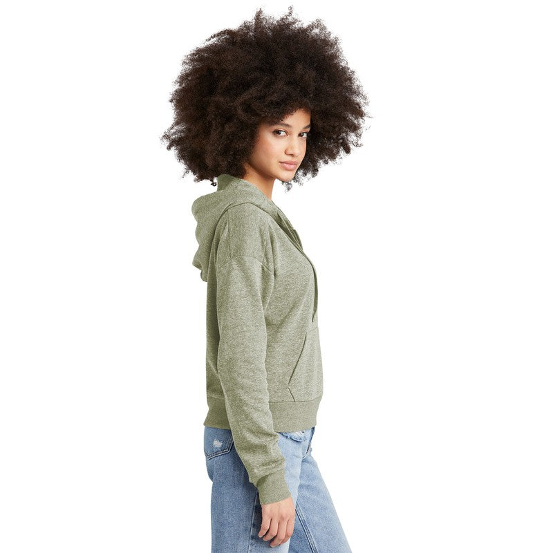 NEW CAPELLA District® Women’s Perfect Tri® Fleece 1/2-Zip Pullover - Military Green Frost