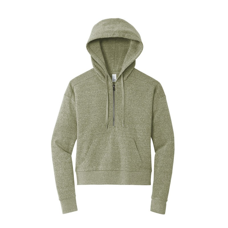 CAPELLA District® Women’s Perfect Tri® Fleece 1/2-Zip Pullover - Military Green Frost