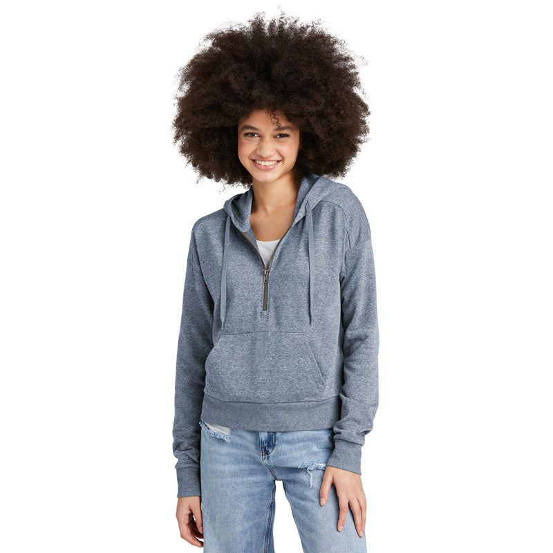 CAPELLA District® Women’s Perfect Tri® Fleece 1/2-Zip Pullover - Navy Frost
