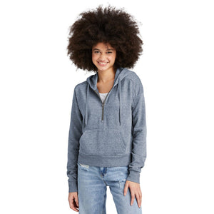 NEW CAPELLA District® Women’s Perfect Tri® Fleece 1/2-Zip Pullover - Navy Frost