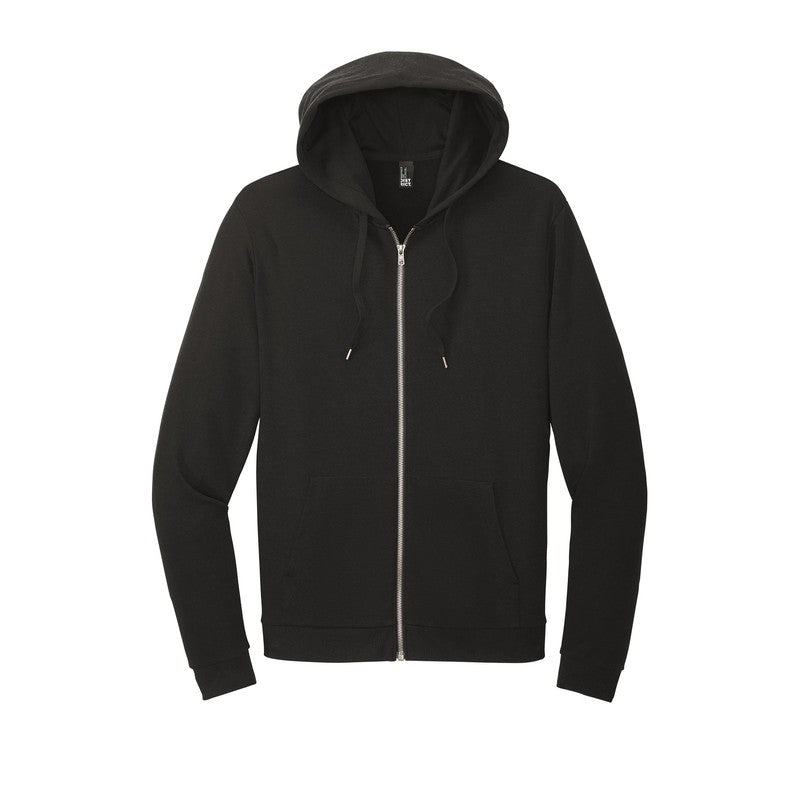 CAPELLA District® Perfect Tri® Fleece Full-Zip Hoodie - Black
