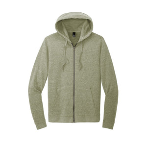 NEW CAPELLA District® Perfect Tri® Fleece Full-Zip Hoodie - Military Green Frost