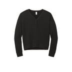 CAPELLA District® Women’s Perfect Tri® Fleece V-Neck Sweatshirt - Black