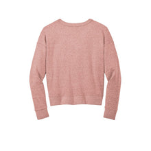 Load image into Gallery viewer, NEW CAPELLA District® Women’s Perfect Tri® Fleece V-Neck Sweatshirt - Blush Frost