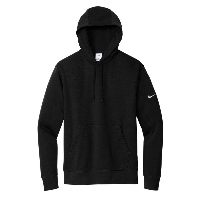 CAPELLA UNISEX Nike Club Fleece Sleeve Swoosh Pullover Hoodie - Black