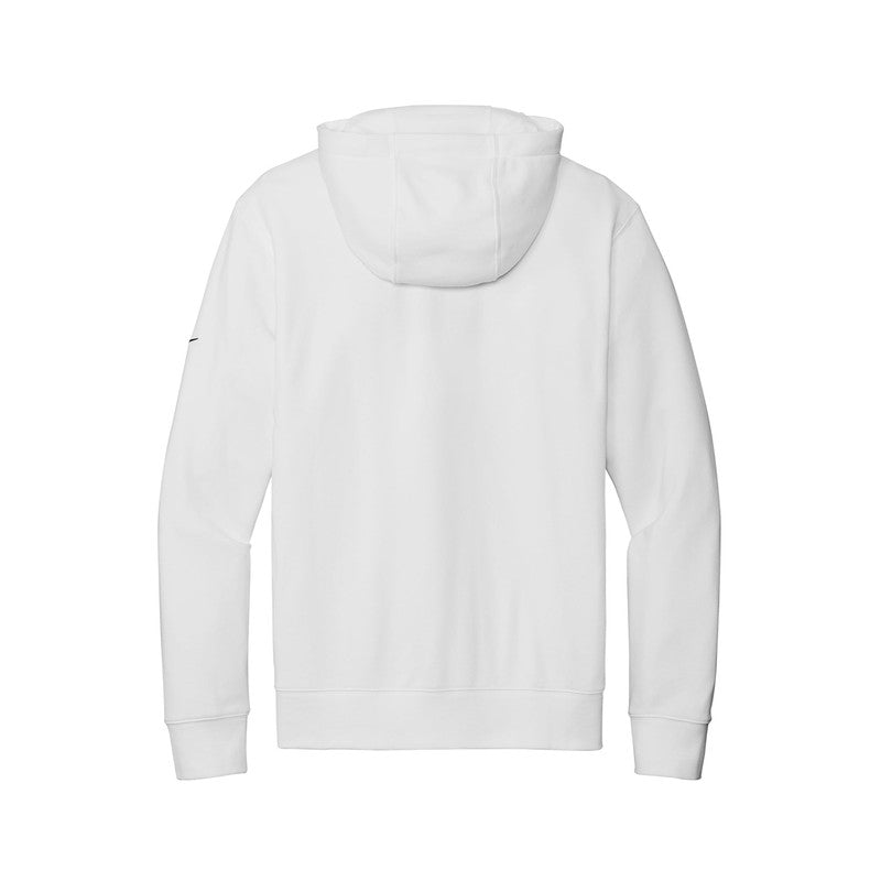CAPELLA UNISEX Nike Club Fleece Sleeve Swoosh Pullover Hoodie - White