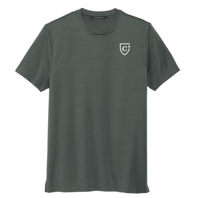 CAPELLA Mercer+Mettle™ Stretch Jersey Crew - Anchor Grey