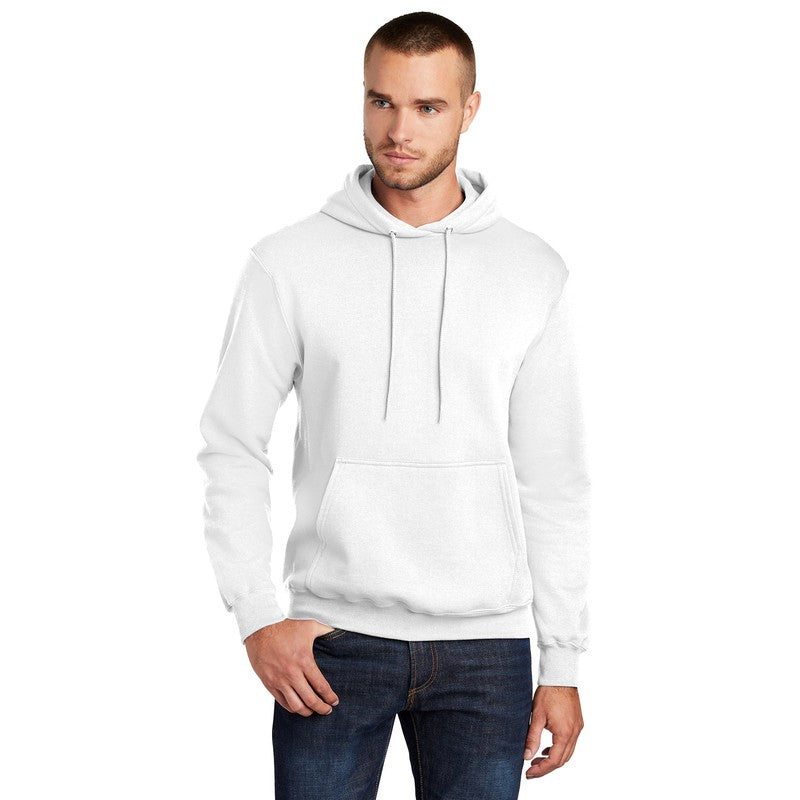 CAPELLA ALUMNI MEN'S Core Fleece Pullover Hooded Sweatshirt - White
