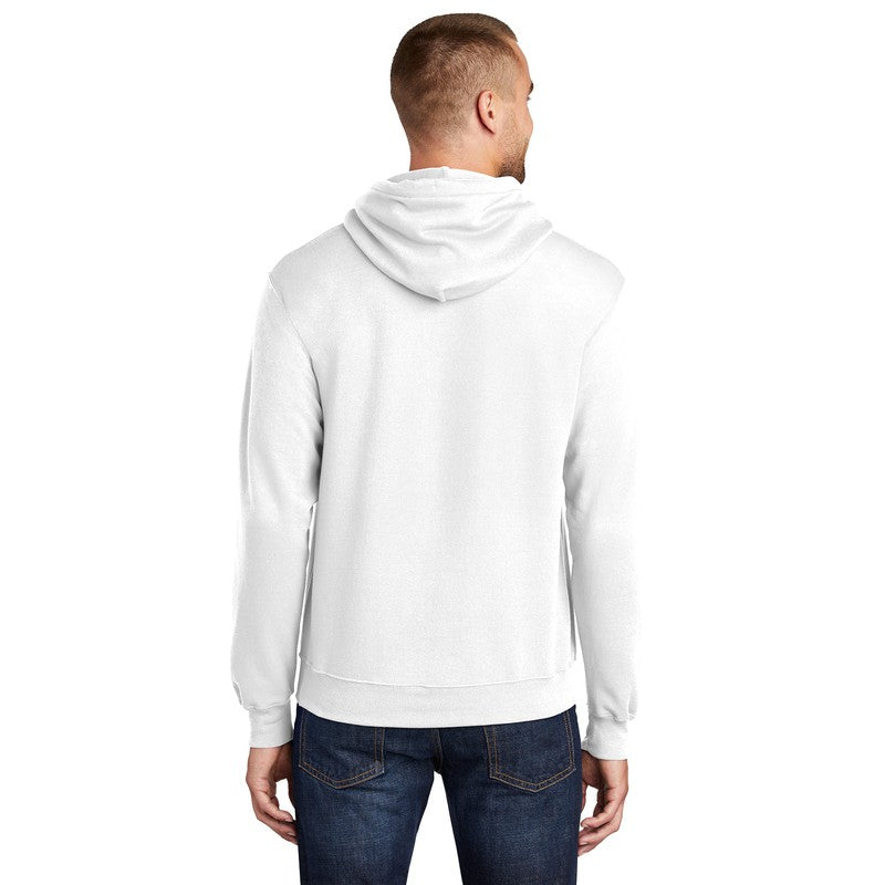 CAPELLA ALUMNI MEN'S Core Fleece Pullover Hooded Sweatshirt - White
