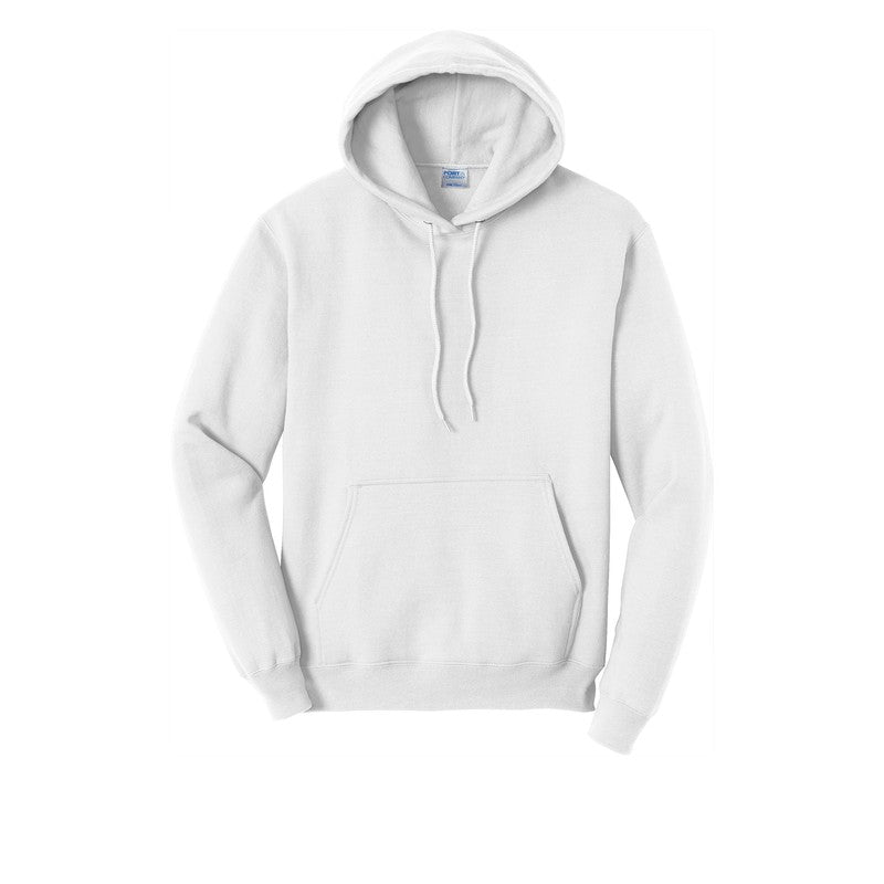 CAPELLA ALUMNI MEN'S Core Fleece Pullover Hooded Sweatshirt - White