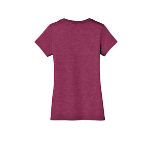 District ® Women’s Perfect Weight ® V-Neck Tee - Heathered Loganberry
