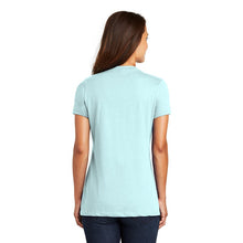 Load image into Gallery viewer, District ® Women’s Perfect Weight ® V-Neck Tee - Seaglass Blue