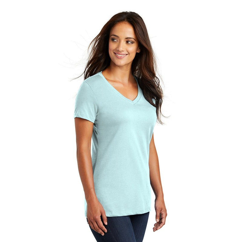 NEW CAPELLA District ® Women’s Perfect Weight ® V-Neck Tee - Seaglass Blue