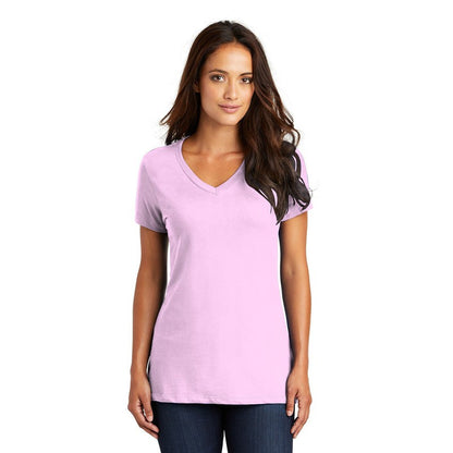 NEW CAPELLA District ® Women’s Perfect Weight ® V-Neck Tee - Soft Purple