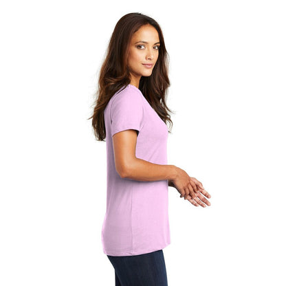 NEW CAPELLA District ® Women’s Perfect Weight ® V-Neck Tee - Soft Purple