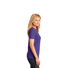 Load image into Gallery viewer, Port &amp; Company® Ladies Core Cotton Tee - Purple