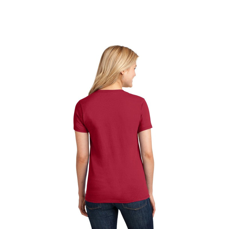 CAPELLA Port & Company® Ladies Core Cotton Tee - Red