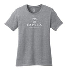 CAPELLA Port & Company® Ladies Core Cotton Tee - Athletic Heather