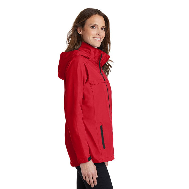 NEW CAPELLA Port Authority® Ladies Torrent Waterproof Jacket - Engine Red