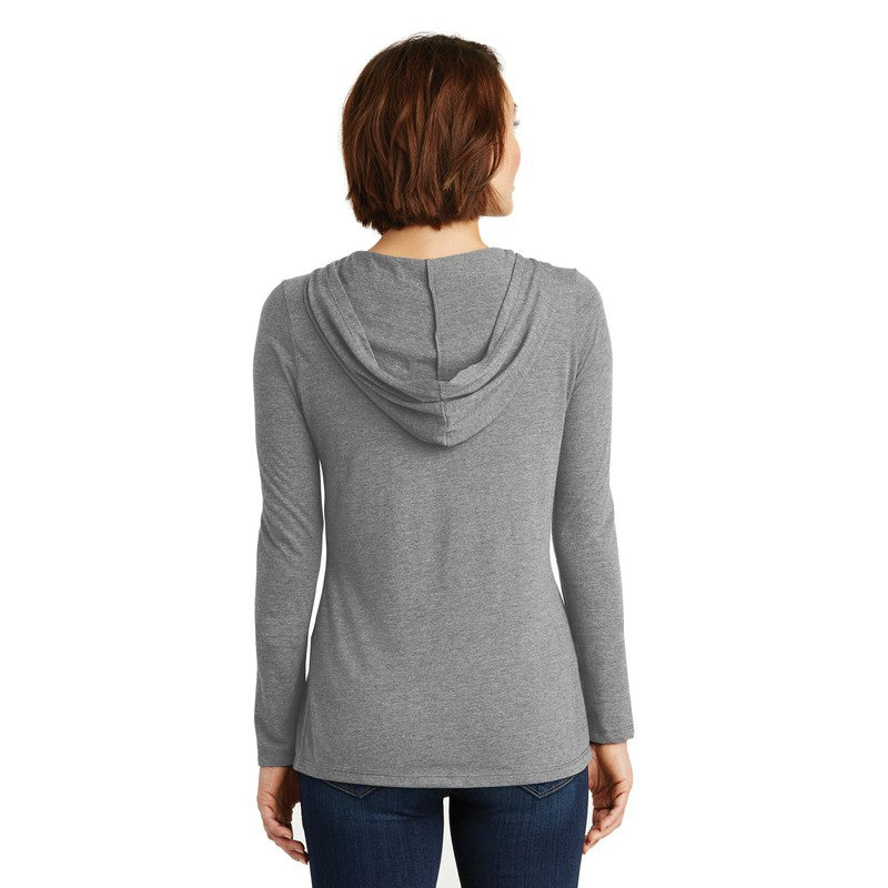 NEW CAPELLA District ® Women’s Perfect Tri ® Long Sleeve Hoodie - Grey Frost