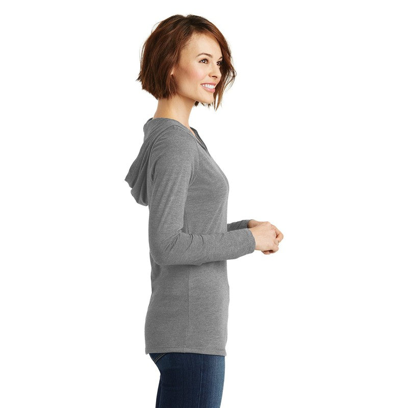 CAPELLA District ® Women’s Perfect Tri ® Long Sleeve Hoodie - Grey Frost