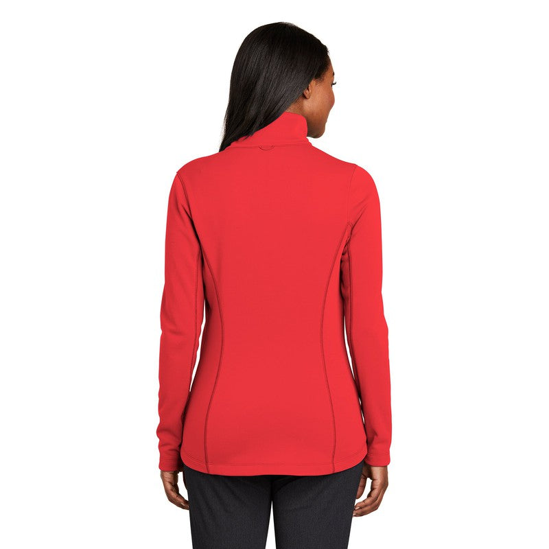 NEW Port Authority ® Ladies Collective Smooth Fleece Jacket - Red Pepper