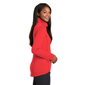 Port Authority ® Ladies Collective Smooth Fleece Jacket - Red Pepper