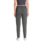CAPELLA Sport-Tek ® Ladies PosiCharge ® Tri-Blend Wicking Fleece Jogger - Dark Grey Heather