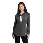 CAPELLA New Era ® Ladies Sueded Cotton Blend Cowl Tee - Black Heather