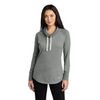 CAPELLA New Era ® Ladies Sueded Cotton Blend Cowl Tee - Shadow Grey Heather