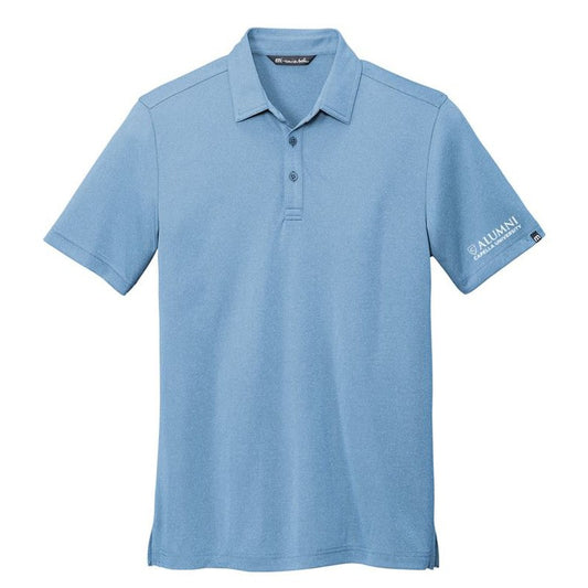 CAPELLA ALUMNI Travis Mathew Coto Performance Polo - Brilliant Blue Heather - SHIPS LATE NOVEMBER - pre-order only