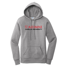 Load image into Gallery viewer, CAPELLA ALUMNI Ladies Core Fleece Pullover Hooded Sweatshirt - Athletic Heather
