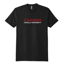 Load image into Gallery viewer, CAPELLA ALUMNI Unisex CVC Sueded Tee - Black