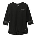 CAPELLA ALUMNI New Era ®Ladies Tri-Blend 3/4-Sleeve Tee - Black Solid/ Graphite